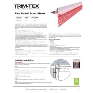 Preview of Fire Bead Spec Sheet